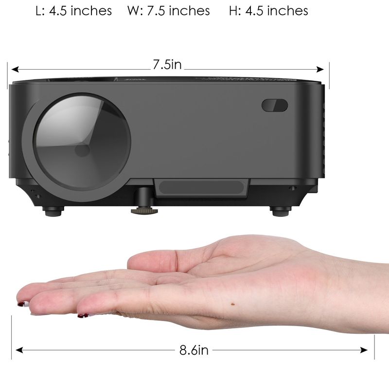 dbpower-mini-projector-small-size dbpower-mini-projector-small-size