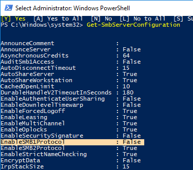 disable-smbv1-powershell-smb1-disabled disable-smbv1-powershell-smb1-disabled