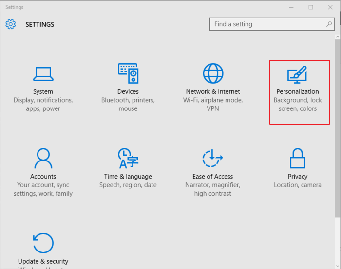 start-menu-transparency-personalization