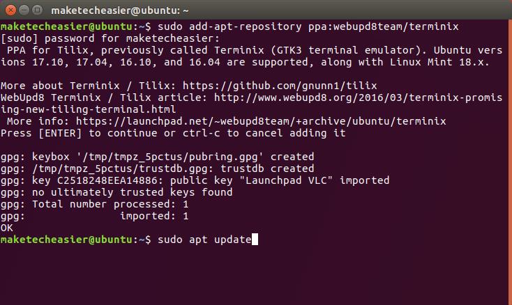 tilixinstall2 Pokemon Terminal - Tilix Install 2