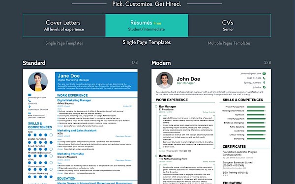 novoresume-templates