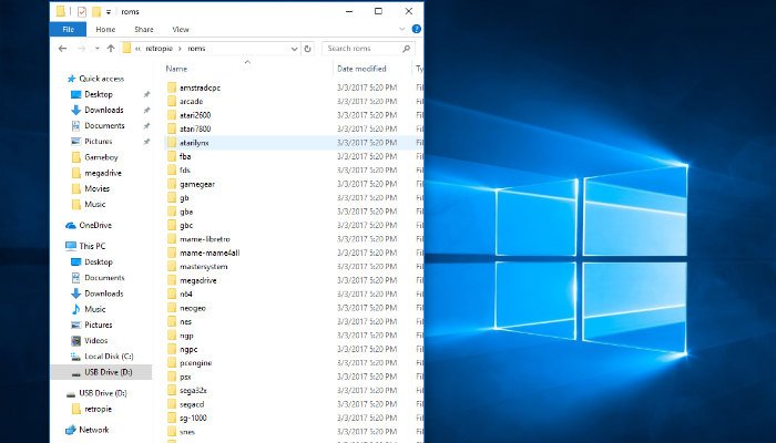 retropie-emulator-folder