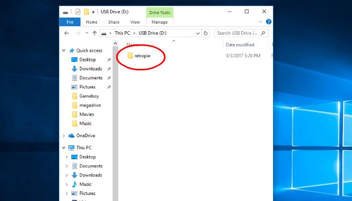 retropie-folder-root