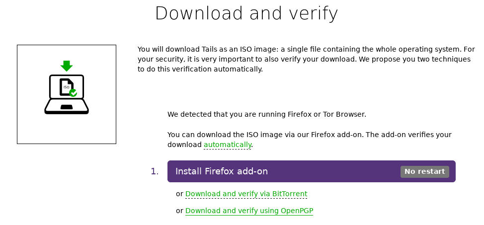 Tails install Firefox Addon