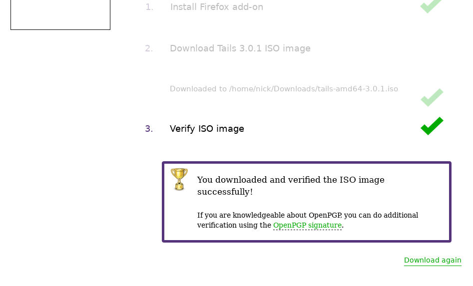 Verified Tails Download