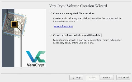 VeraCrypt Volume Creation