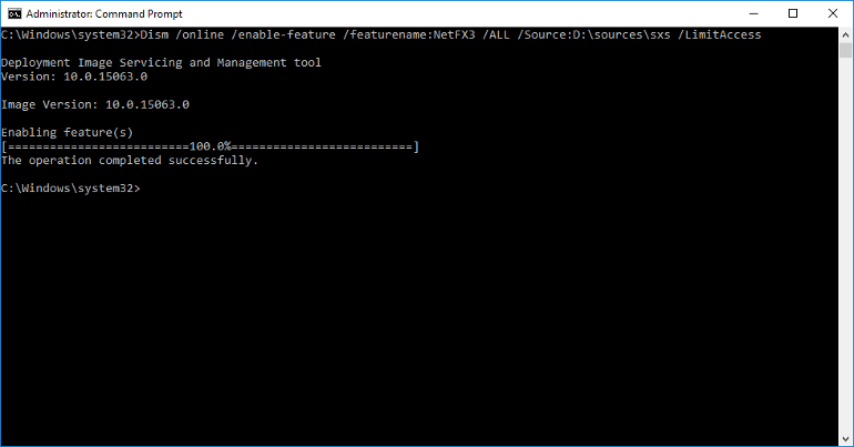 dotnet-frework-installation-complete