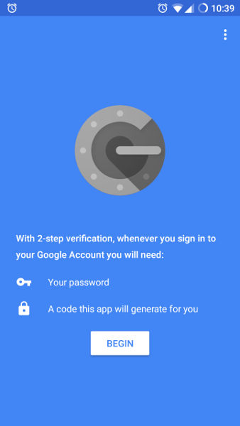 Google Authenticator Android