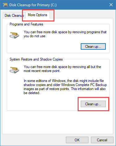 win-delete-system-restore-points-select-more-options-tab win-delete-system-restore-points-select-more-options-tab