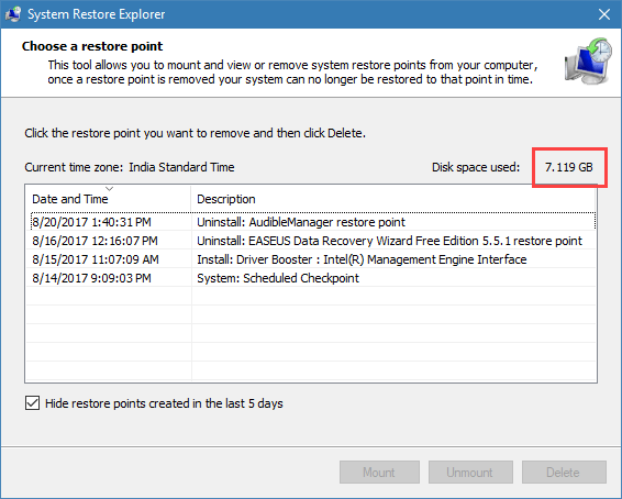 win-delete-system-restore-points-space-savings win-delete-system-restore-points-space-savings