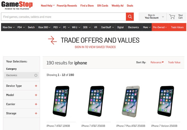 Listing Old Items With GameStop