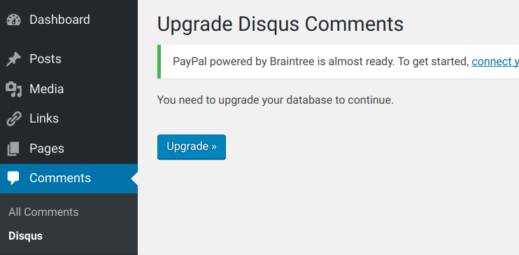 disqus-database-upgrade disqus-database-upgrade