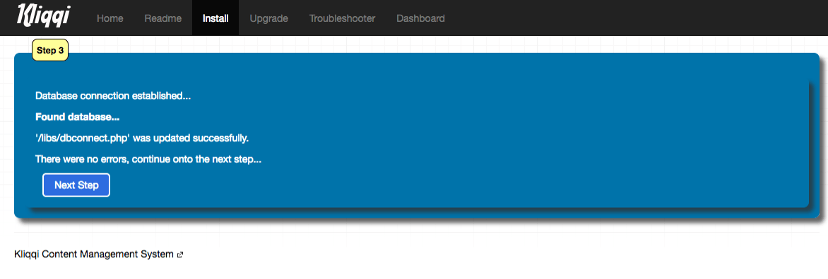 kliqqi-database-connection