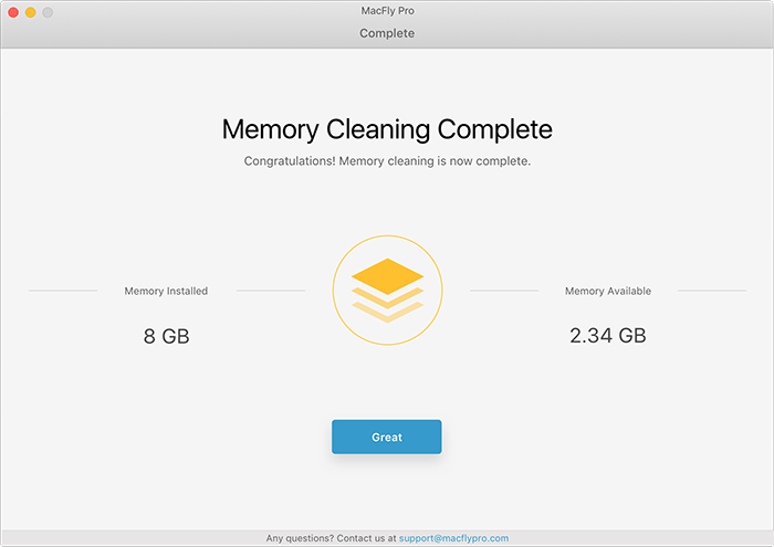 macfly-macos-00018 macfly-memory-cleaning-complete