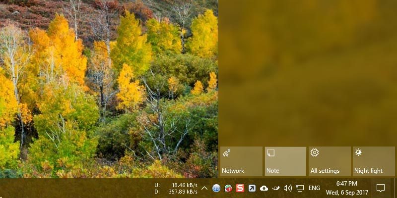 How to Modify the “Note” Button in Action Center to Open Other Note-Taking Apps Featured Image