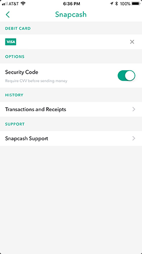 snapcash-settings snapcash-settings