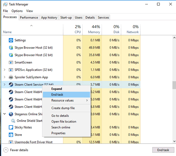 steam-not-working-task-manager steam-not-opening-task-manager