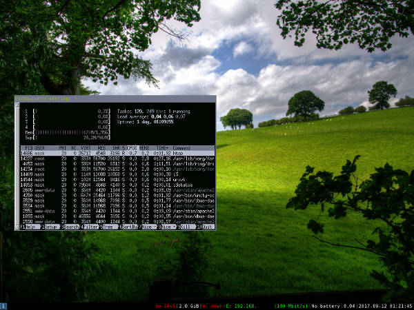 Wal Dark Terminal Background