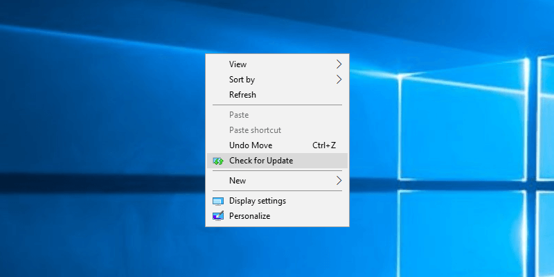 How to Add “Check for Updates” Option to the Context Menu in Windows Featured Image