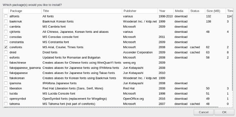 Winetricks Corefonts Winetricks Corefonts