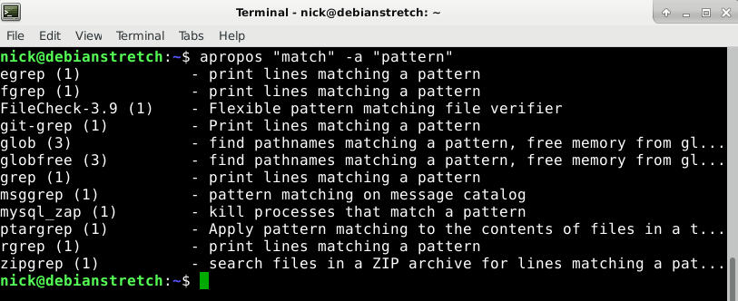 Linux Apropos -a Flag Linux Apropos -a Flag