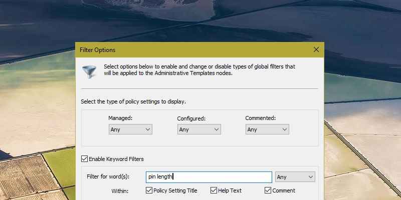 How to Search Group Policy for a Specific Setting in Windows 10 Featured Image