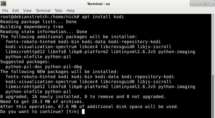 Install Softwre Debian