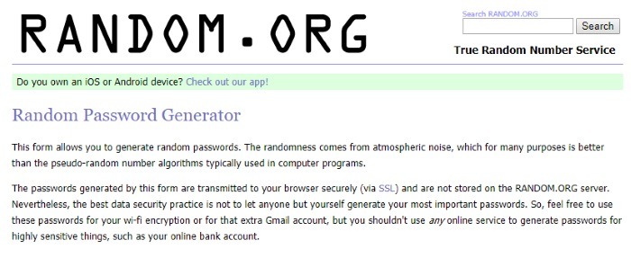 passwords-online-random