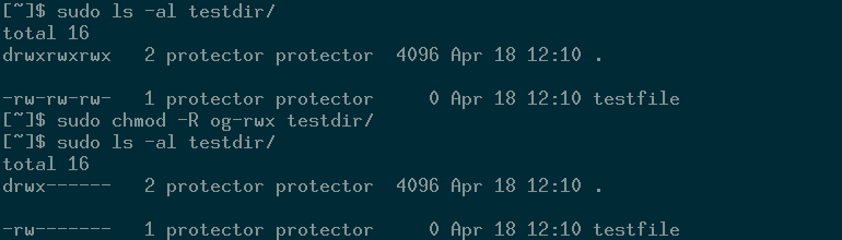 Chmod command Chmod command