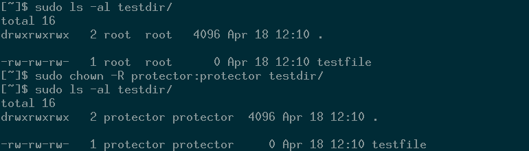 Chown command Chown command
