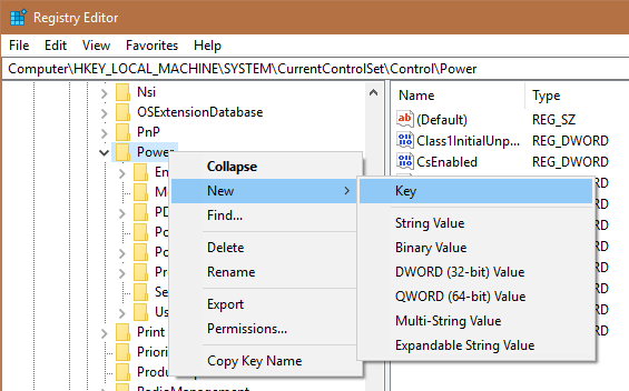 power-throttling-win10-select-new-key power-throttling-win10-select-new-key