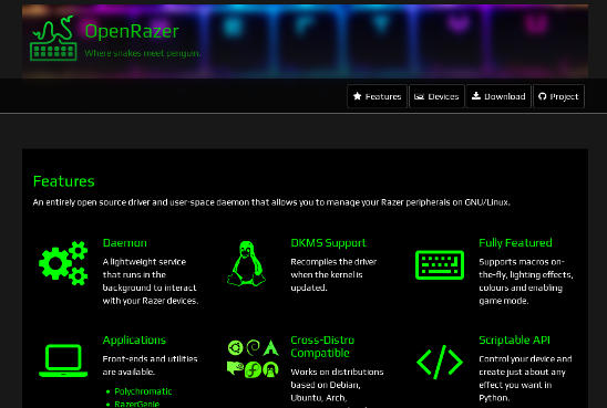 Openrazer Project