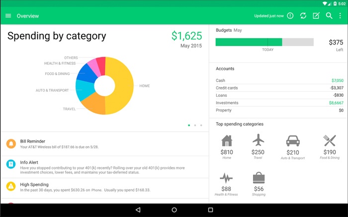 best-expense-tracker-apps-android-mint