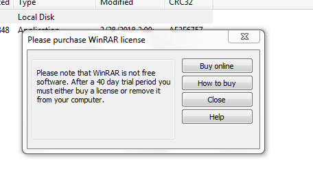 send-executable-files-by-email-found-winrar-dialog