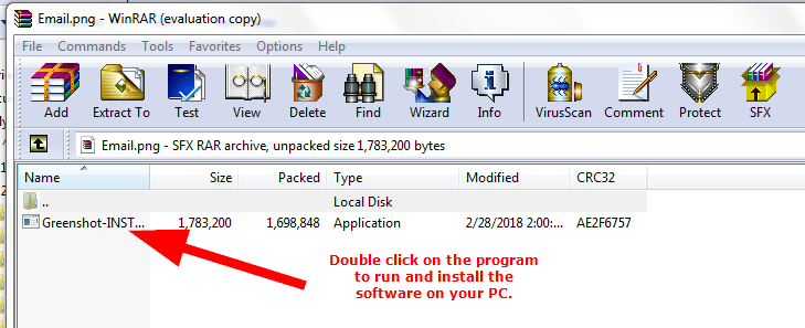 send-executable-files-by-email-found-winrar-run