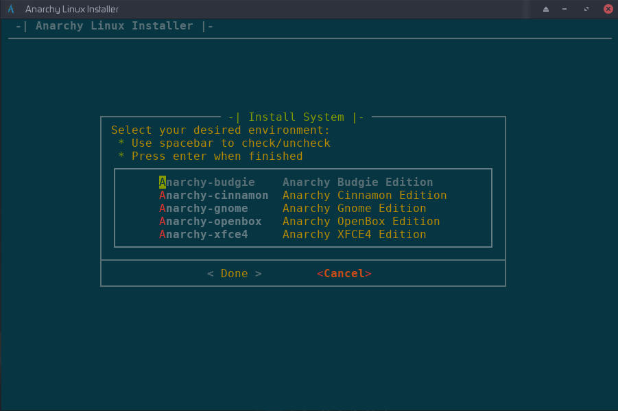 Anarchy Select Desktop