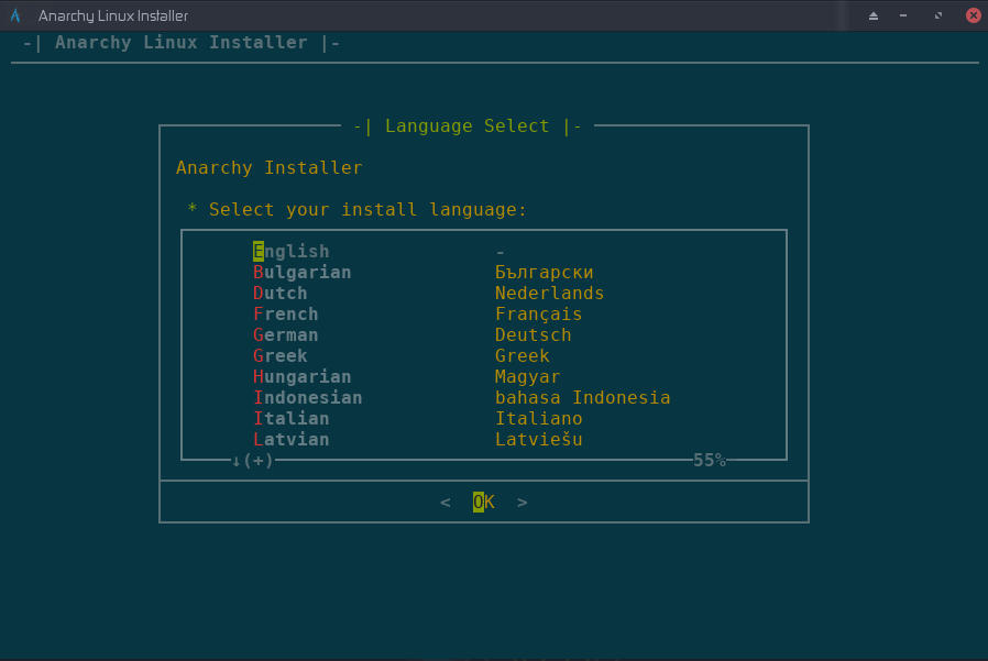 Anarchy Set Language