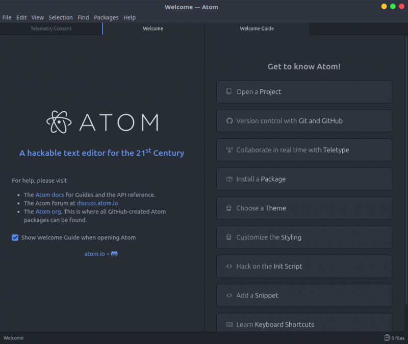 Atom Text Editor