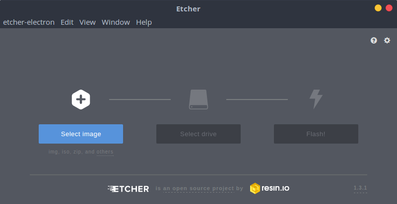 Etcher Image Writer