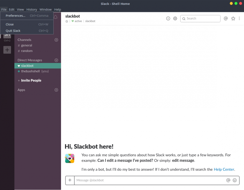 Slack Desktop App
