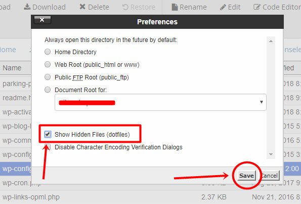 fix-wordpress-problems-show-hidden-files