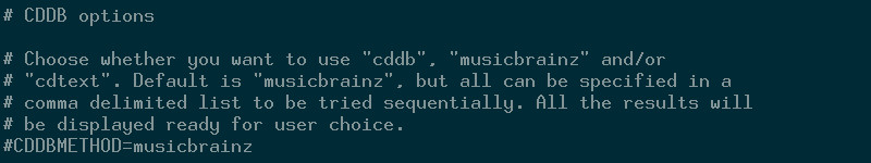 abcde config musicbrainz abcde config musicbrainz