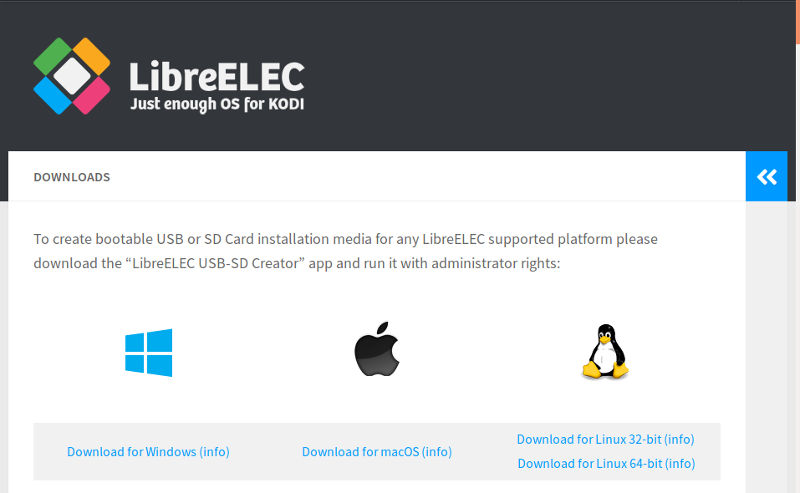 Download LibreELEC Image Writer Download LibreELEC Image Writer