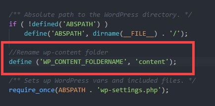rename-wp-content-folder-add-first-code-block
