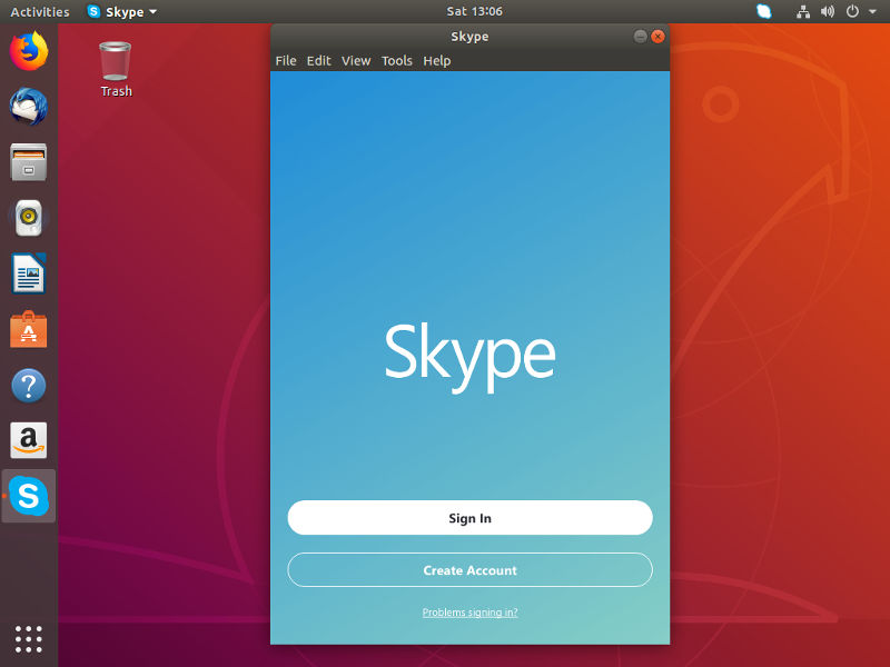 Skype Running on Ubuntu