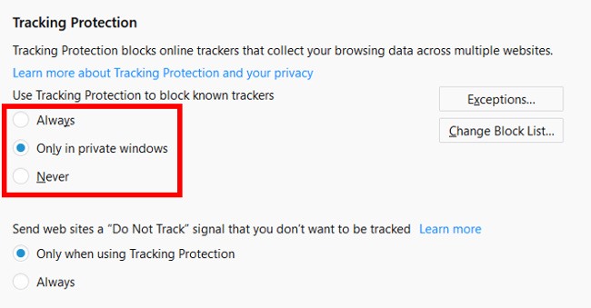 speed-up-firefox-quantum-tracking-protection
