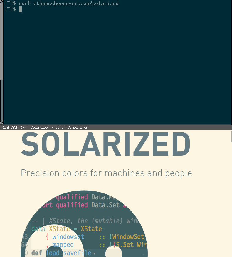 Surf command to open Surf command to open