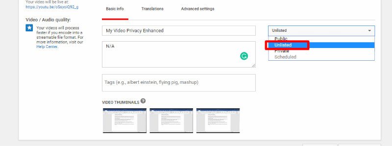embed-youtube-videos-privately-your-videos-unlisted