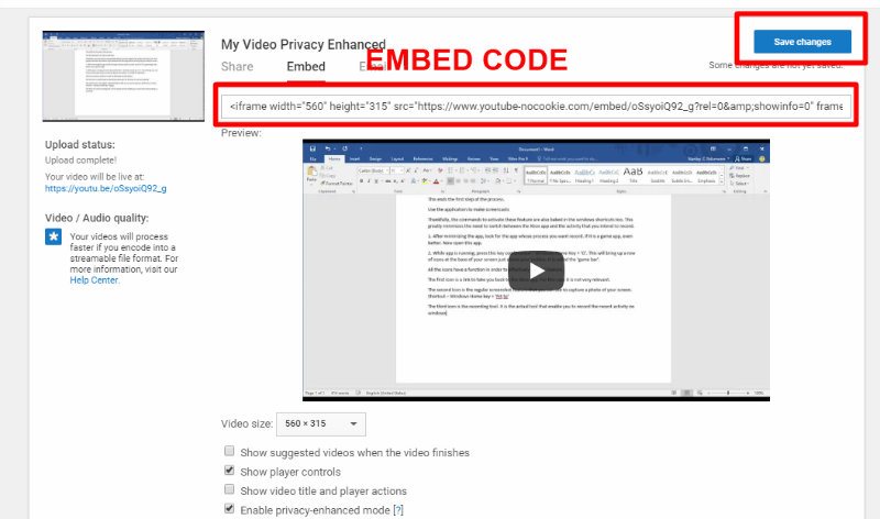 embed-youtube-videos-privately-embed-code