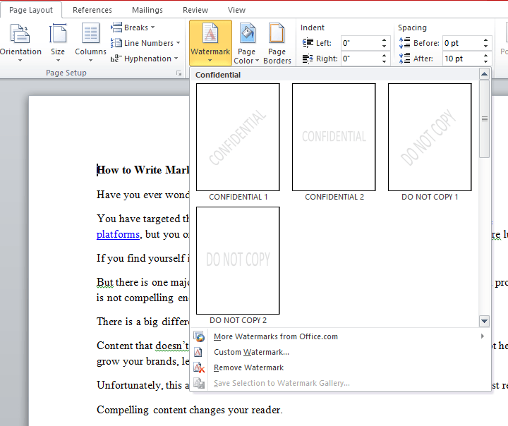 add-a-watermark-to-a-word-document-samples